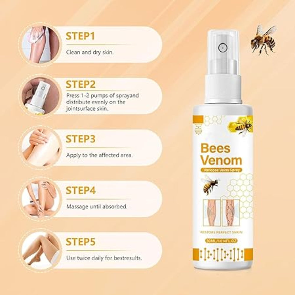 Bee Venom Spider Veins Spray Pack of 2